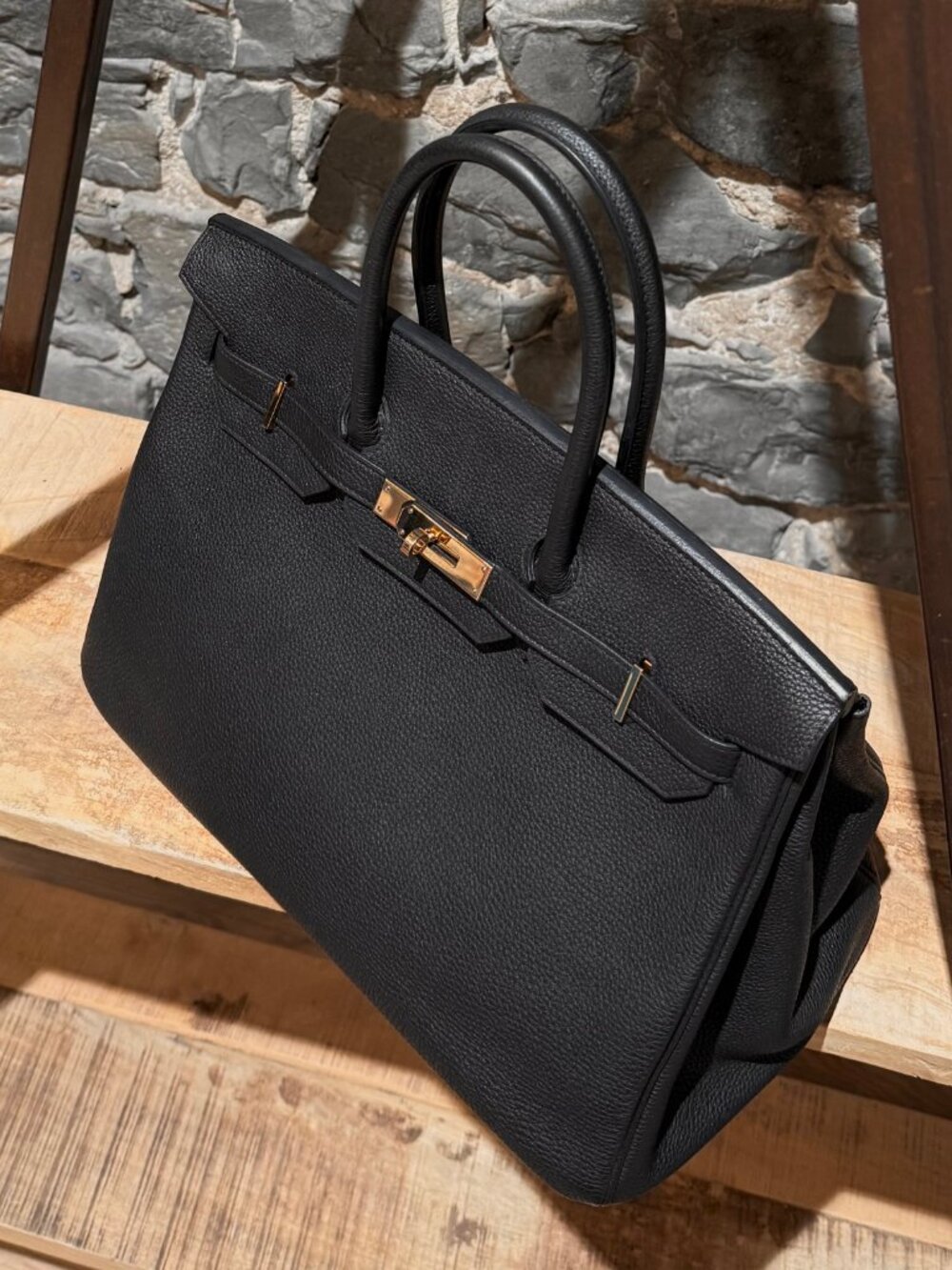 Hermès 2018 Black Togo Birkin 35 Bag - Picture 7 of 16